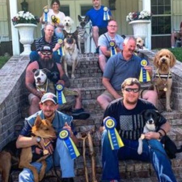 Veterans Shown after passing CGC Test